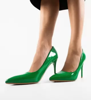 Pantofi cu toc Fana Verzi imagine