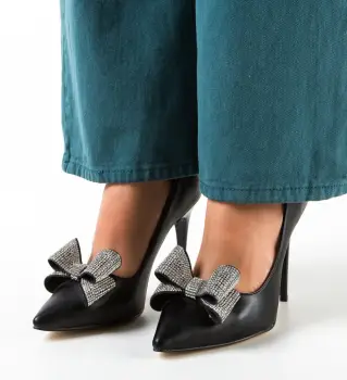 Pantofi cu toc Farma Negri 3 imagine