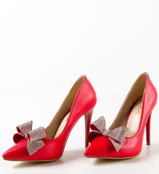 Pantofi cu toc Farma Rosii imagine