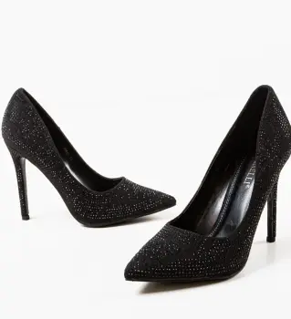 Pantofi cu toc Geanyt Negri imagine