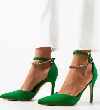 Pantofi cu toc Kamiona Verzi imagine