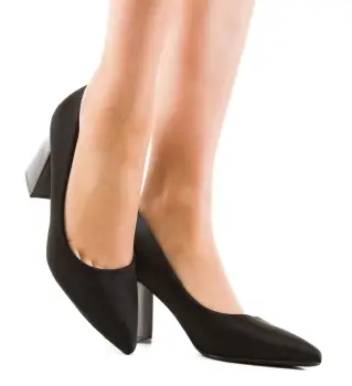 Pantofi cu toc Kanne Negre imagine