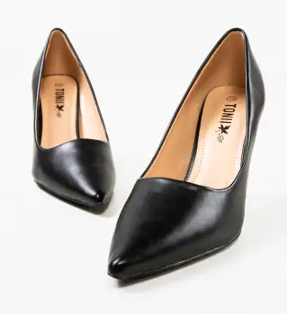 Pantofi cu toc Kerkei Negri imagine