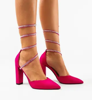 Pantofi cu toc Kyk Fuchsia imagine