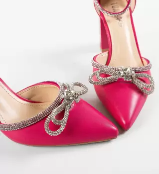 Pantofi cu toc Lester Fuchsia imagine