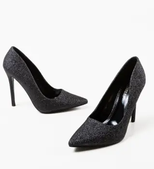 Pantofi cu toc Presure Negri imagine