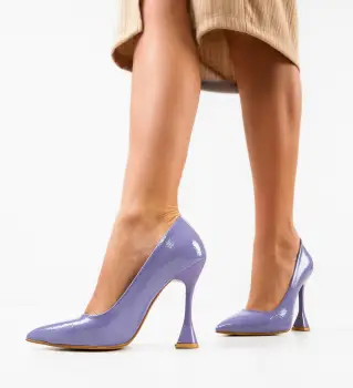 Pantofi cu toc Rimo Mov imagine
