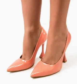 Pantofi cu toc Rimo Roz imagine