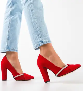 Pantofi cu toc Roka Rosii imagine