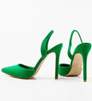 Pantofi cu toc Ruruma Verzi imagine