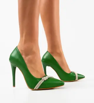Pantofi cu toc Shykdem Verzi imagine