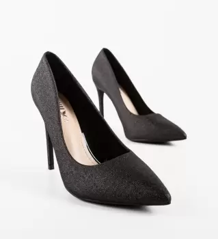 Pantofi cu toc Silica Negri imagine