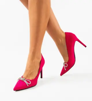 Pantofi cu toc Tarsay Fuchsia imagine