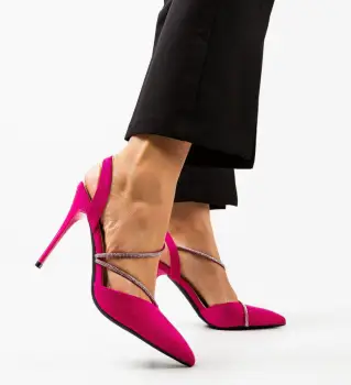 Pantofi cu toc Tuay Fuchsia imagine