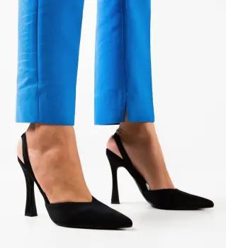 Pantofi cu toc Vanty Negri imagine