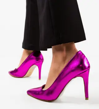 Pantofi cu toc Weps Fuchsia 2 imagine