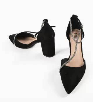 Pantofi cu toc Zayat Negri imagine