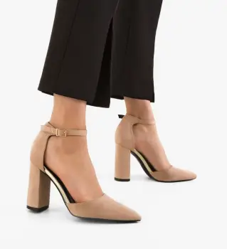 Pantofi dama Abbot Bej imagine