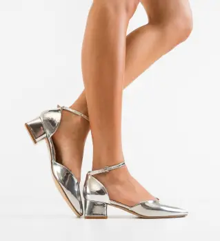 Pantofi dama Adebola Argintii imagine
