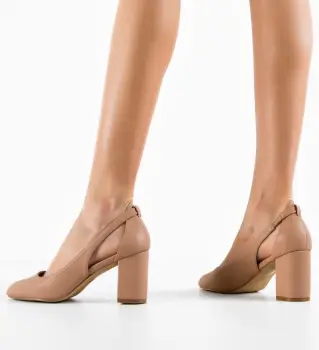 Pantofi dama Adriama Bej imagine