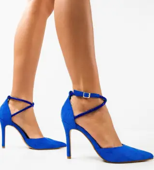 Pantofi dama Aidan Albastri imagine