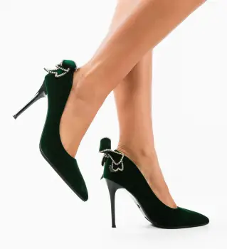 Pantofi dama Aleta Verzi imagine