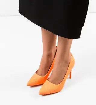 Pantofi dama Alfred Portocalii imagine