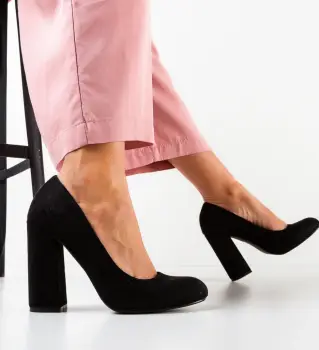 Pantofi dama Almond Negri imagine