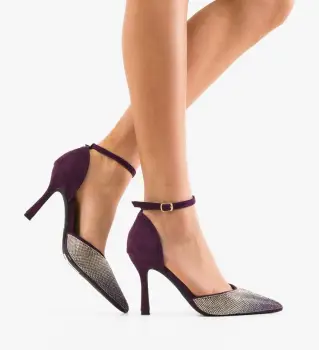 Pantofi dama Amina Mov imagine