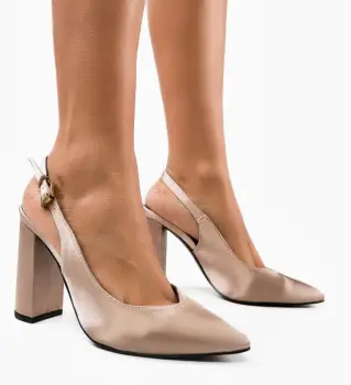 Pantofi dama Anhelina Nude imagine