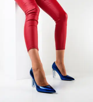 Pantofi dama Aple Albastri imagine