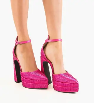 Pantofi dama Apoor Fuchsia imagine