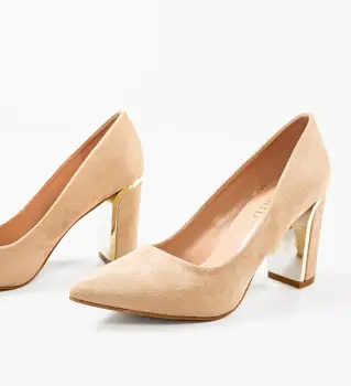 Pantofi dama Ayers Bej imagine