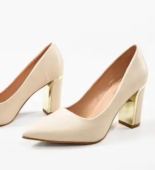 Pantofi dama Ayers Bej imagine