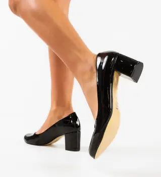 Pantofi dama Azura Negri 2 imagine