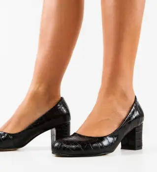 Pantofi dama Azura Negri 3 imagine