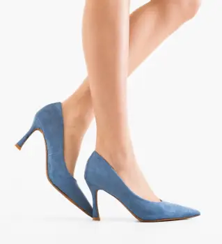 Pantofi dama Babs Albastri imagine