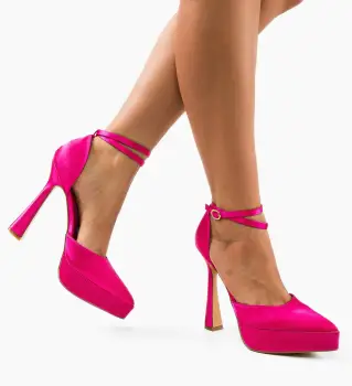Pantofi dama Bartosz Fuchsia imagine