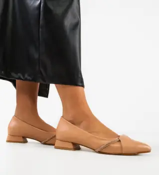 Pantofi dama Barysan Nude imagine