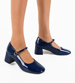 Pantofi dama Bebewa Albastre imagine