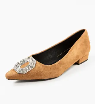 Pantofi dama Bendo Camel imagine