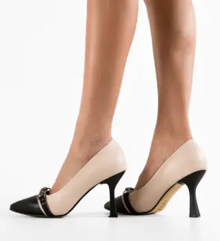 Pantofi dama Bentle Bej imagine