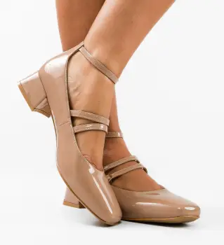 Pantofi dama Bern Nude imagine