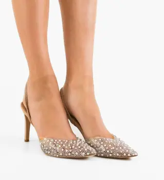 Pantofi dama Beto Bej imagine