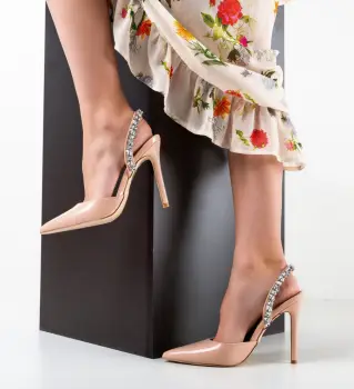 Pantofi dama Bleom Nude imagine