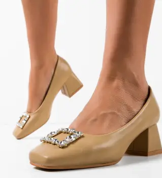 Pantofi dama Blevins Bej imagine