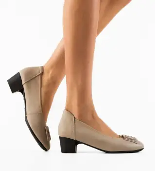 Pantofi dama Bobbi Bej imagine