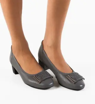 Pantofi dama Bobbi Gri imagine