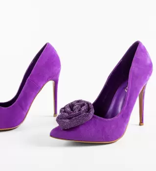 Pantofi dama Brany Mov imagine