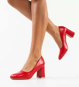 Pantofi dama Bright Rosii 2 imagine